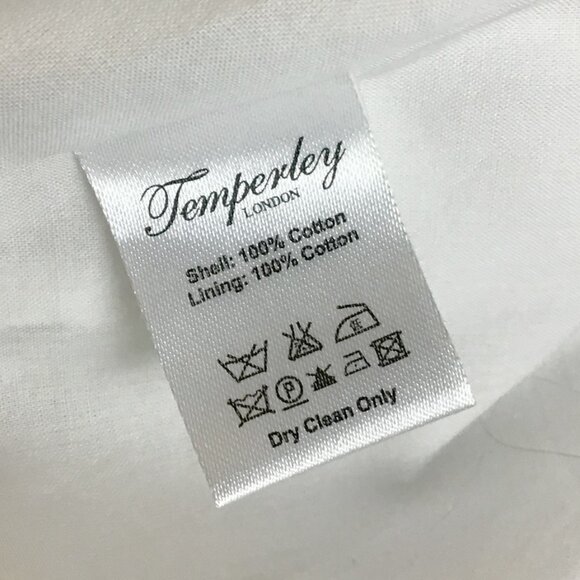 TEMPERLY LONDON Bellanca Embroidered Cotton Poplin Midi Skirt - Picture 12 of 14